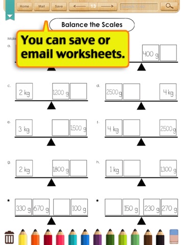 Kids Math-Measurement Worksheets(Grade 3) screenshot 4