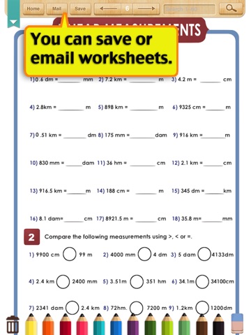 Kids Math-Metric Measurement Worksheets(Grade 4) screenshot 4