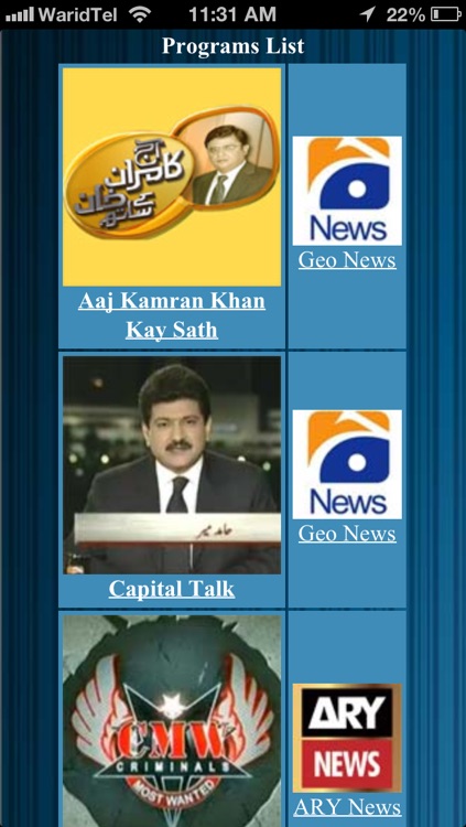 Pakistani News Shows