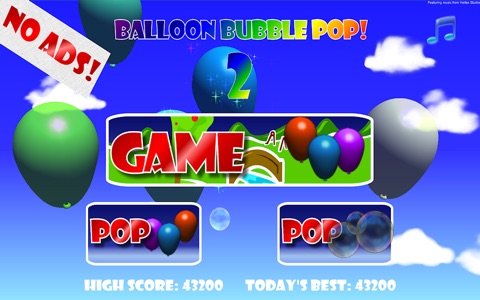 Balloon Bubble Pop 2! HD Popping Game For Kids screenshot 4