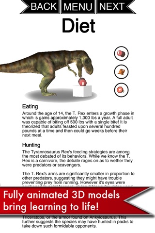 Dinosaur Encyclopedia: Tyrannosaurus Rex screenshot 2