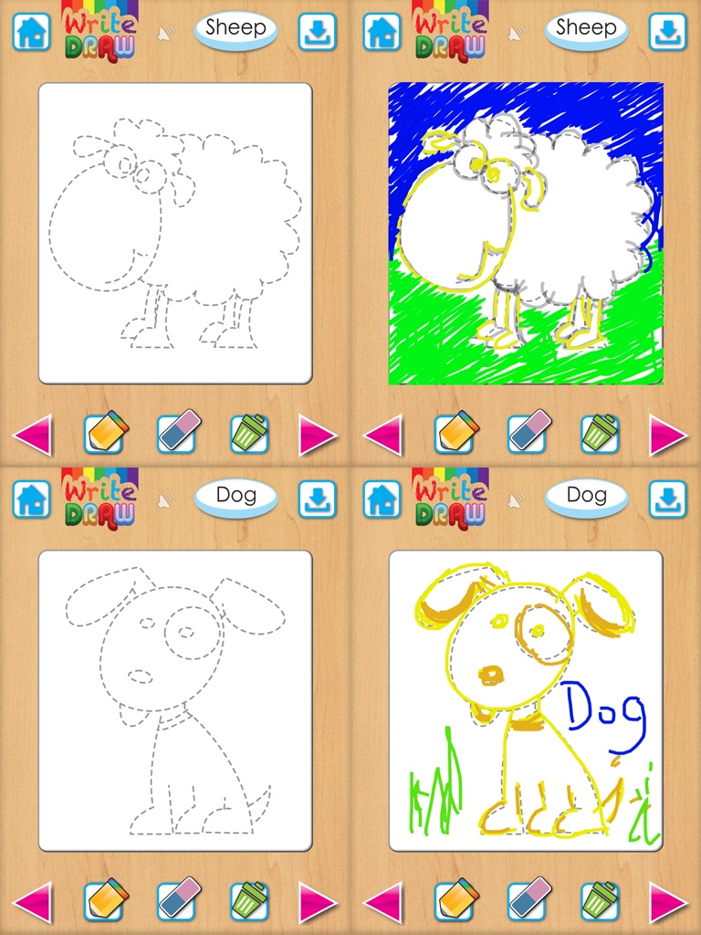 Write Draw Free for iPad - Learning Writing, Drawing, Fill Color & Words screenshot 4
