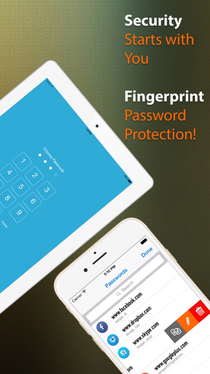 Best Fingerprint Password Manager With Secret Passcode - to Keep Secure Your Digital Vault screenshot-3