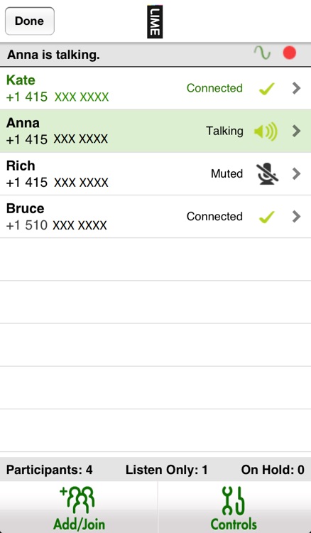 LIME Conferencing Controller screenshot-3