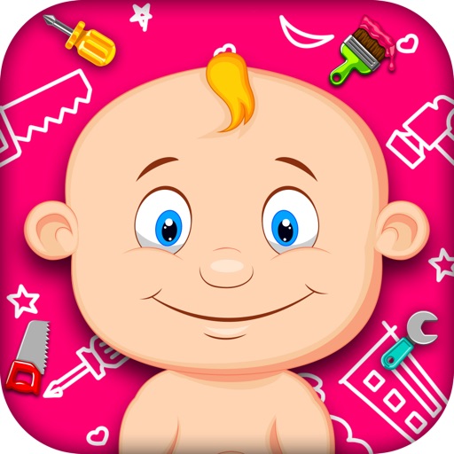 Baby Builder Frenzy - Crazy City Rescue Challenge Icon