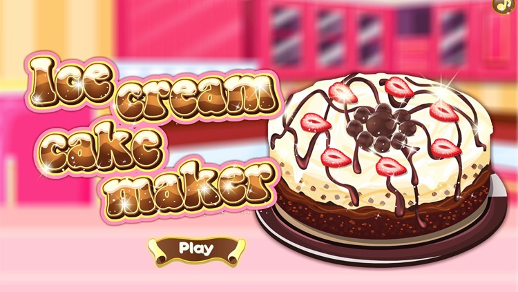 Ice cream cake maker - Cook a delicious cake and add Ice cream on top.