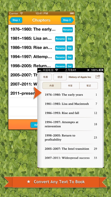 Txt2Book - Create epub book from text and read in iBooks or Stanza