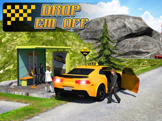 Игра Taxi Driver 3D : Hill Station