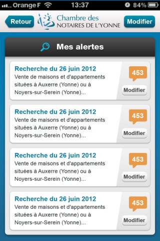 Notaires de l'Yonne screenshot 3