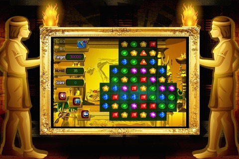 Egyptian Temple Matching Quest - Puzzle Game screenshot 2