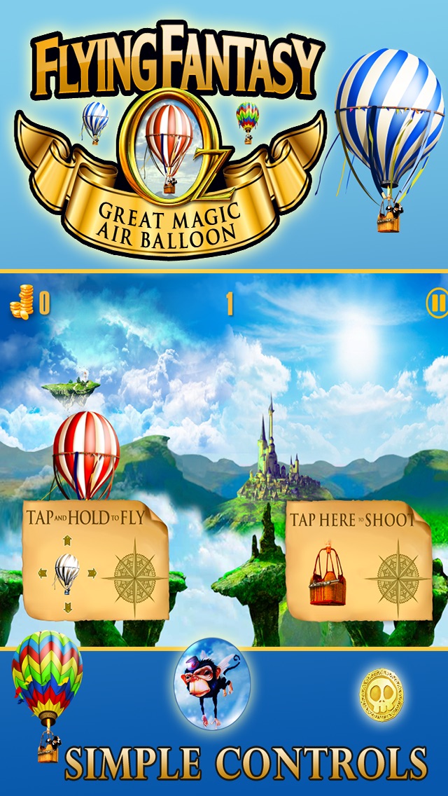 OZ FLYING FANTASY-A GREAT RACE GAME IN THE MAGICAL HOT AIR BALLOON 1.0 IOS