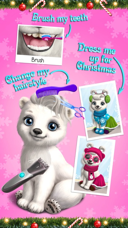 Christmas Animal Hair Salon – Winter Pets Hairstyle 