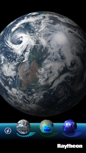 VIIRS View Spinning Marble for iPhone