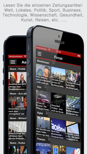 Deutsche Zeitungen - German Newspapers by sunflowerapps(圖2)-速報App