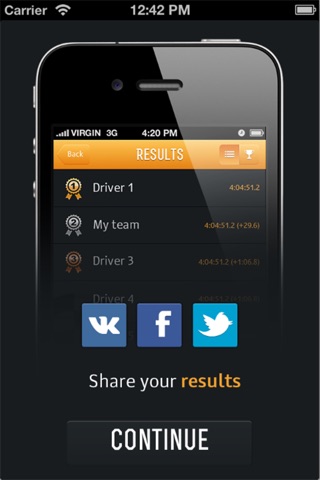 Rallymeter Timing app screenshot 4