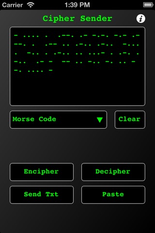 Cipher Sender screenshot 2
