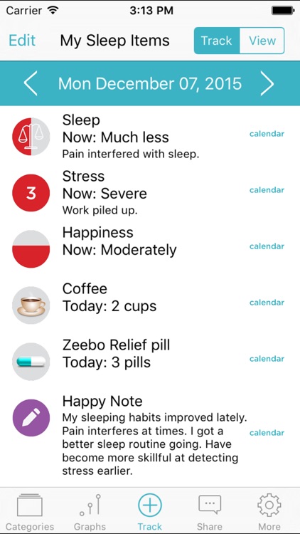 TracknShare LITE - A Quantified Life Journal screenshot-0