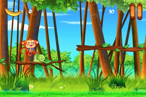 Fluffy Monkey Run screenshot 2