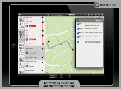Swiss Transit (for iPad) screenshot 2