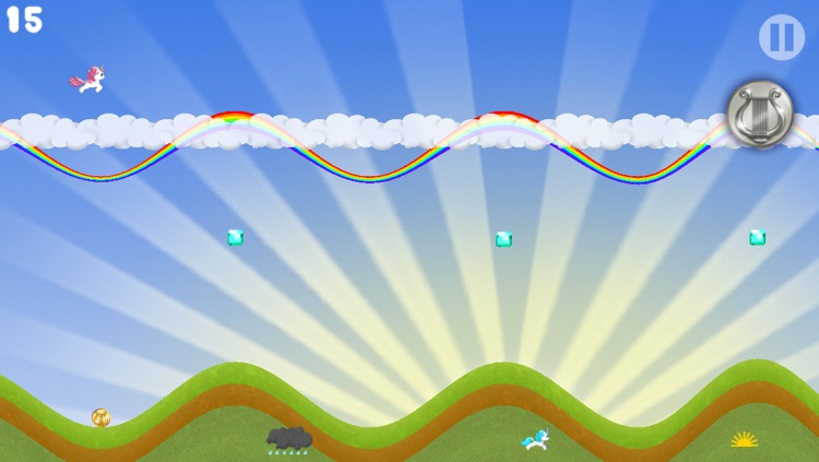 Unicorn Rainbow Ride Free screenshot-4