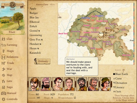 Игра King of Dragon Pass