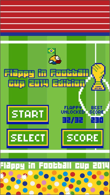 Flappy in Football cup 2014 Edition