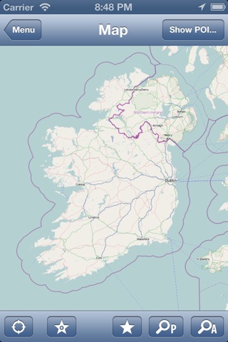 Ireland Offline Map - PLACE STARS screenshot 2