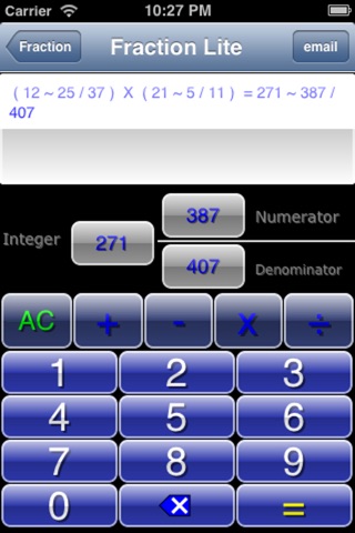 EC Fraction Lite screenshot 3