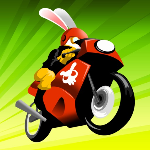 Atomic Bunny Bike Race - Free Multiplayer Racing Game iOS App