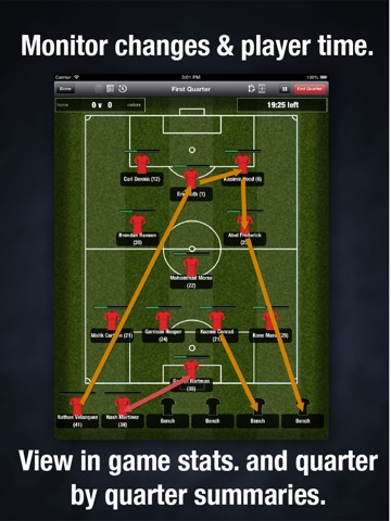 Great Coach Football - Soccer Planning, Scoring and Statistics screenshot 3
