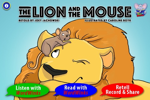 The Lion and the Mouse with WordWinks and Retell, Record & Share screenshot 2