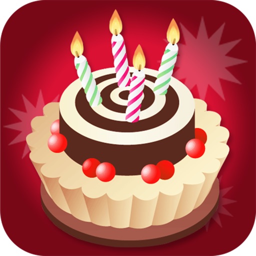 Birthday Card Maker - Wish happy birthday with best photo greeting ecard and sms message Icon