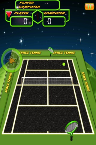 Space Flick Tennis - A Galaxy Sport Challenge screenshot 2