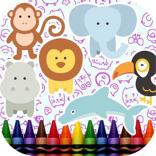 Baby Animals Coloring Book iOS App