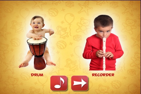 Musical Kids - Toddlers Learn How Instruments Look And Sound Like - Free EduGame under Early Concept Program screenshot 3