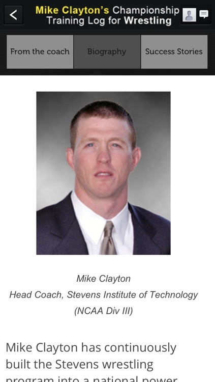 Mike Clayton's Championship Training Log For Wrestling screenshot-4