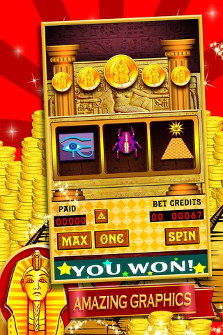 Pharaoh Fortune Slot : Big Bonus Ancient Lucky 3 Multi Line Machine screenshot 2