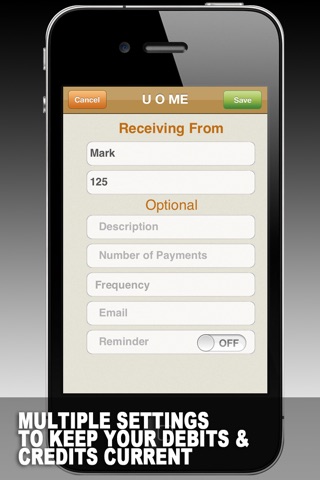 U O ME - notifications, reminders, backup screenshot 2