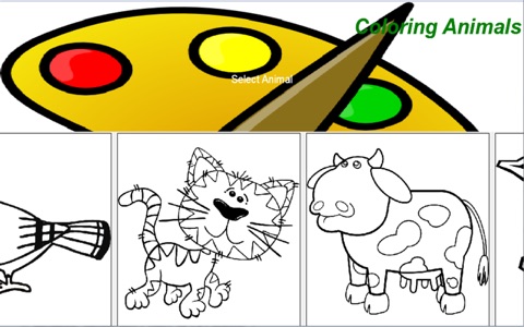 Funny Animals Coloring Book screenshot 2