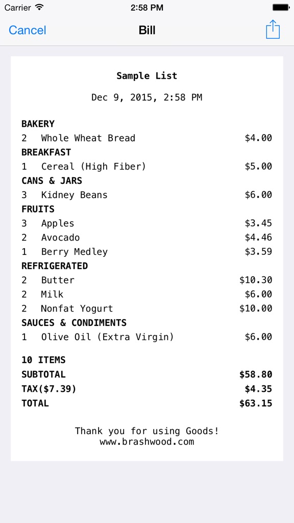 【图】Goods: Grocery Shopping List Free(截图2) 【图】Goods: Grocery Shopping List Free(截图2)