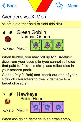 Cubic :  The Card Database, Inventory and Team Builder for Dice Masters screenshot 2