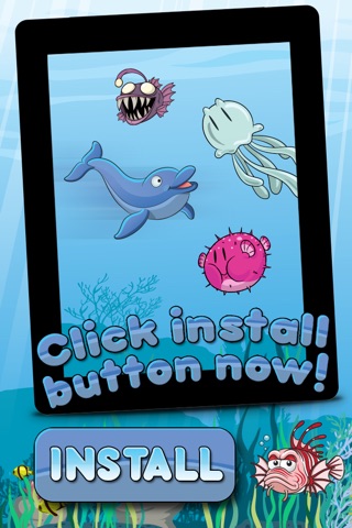 Kids Hungry Fish Game - Free Dolphin Version screenshot 3