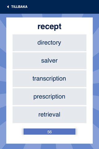 Norstedts engelska quiz screenshot 3