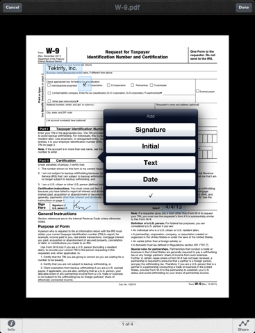 Screenshot #5 pour SignPDF Pro- Quickly Annotate PDF