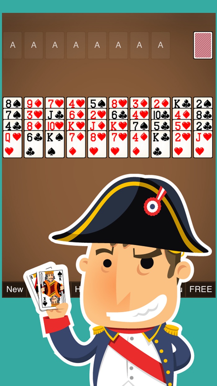 Napoleons Exile Solitaire Free Card Game Classic Solitare Solo