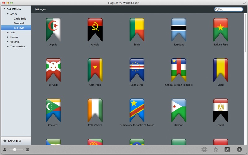 Flags of the World Clipart Screenshot