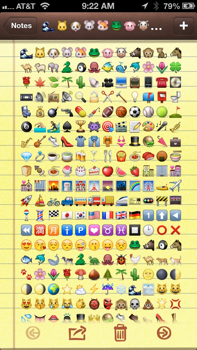 Emoji Characters and Smileys Screenshot 4