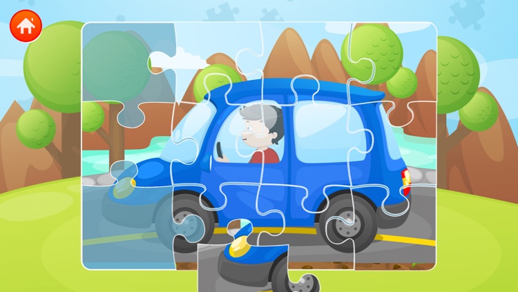 Trucks and Things That Go Jigsaw Puzzle - Preschool and Kindergarten Educational Cars and Vehicles Learning Shape Puzzle Adventure Game for Toddler Kids Explorers