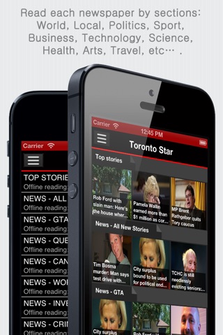 Canadian News - Newsstand CA screenshot 2