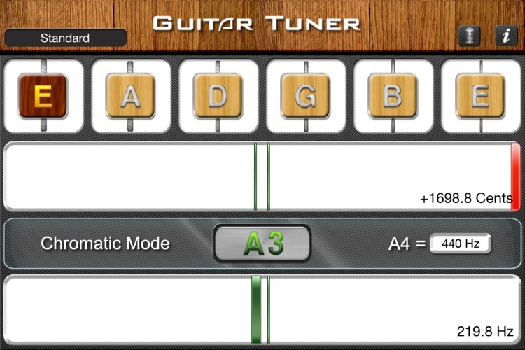 chromatic tuner-bass guitar tuner
